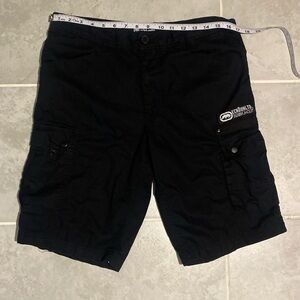Ecko Unlimited Men's Black Cargo Shorts